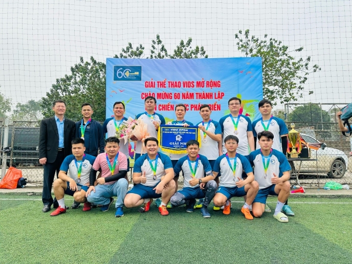 Công đoàn Viện Khoa học Giáo dục Việt Nam tham gia Giải thể thao VIDS mở rộng